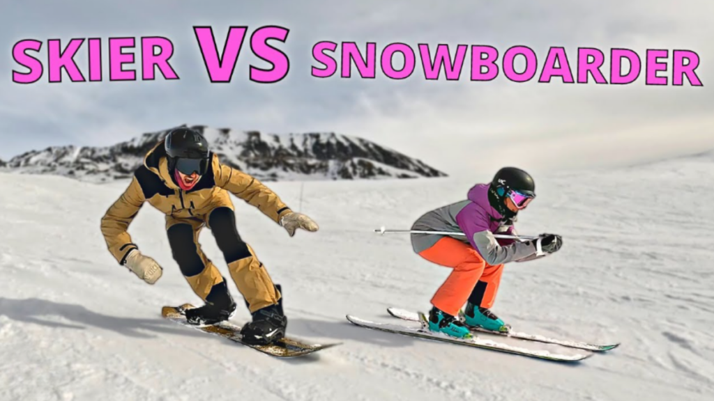 Duel Choisir entre ski et snowboard pour des vacances d'hiver