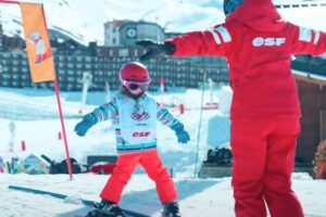 esf Risoul - Les cours de ski pour petits après la médaille Ourson